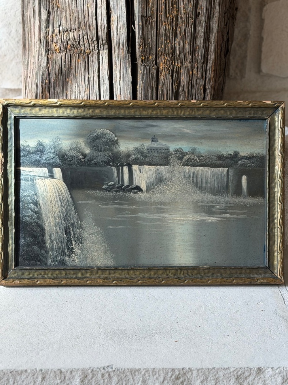Antique/Vintage Niagara Falls Souvenir Painting